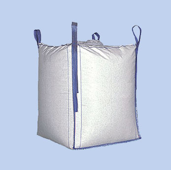 Square four lug side whipstitch bag container